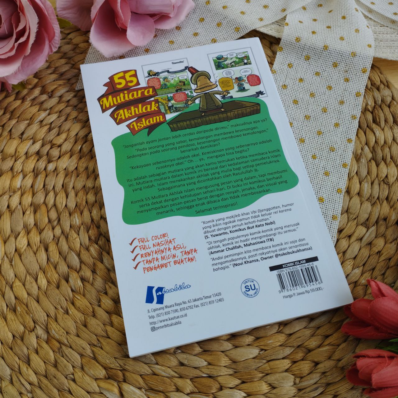 Buku Komik Anak 55 Mutiara Akhlak Islam - Toko Muslim