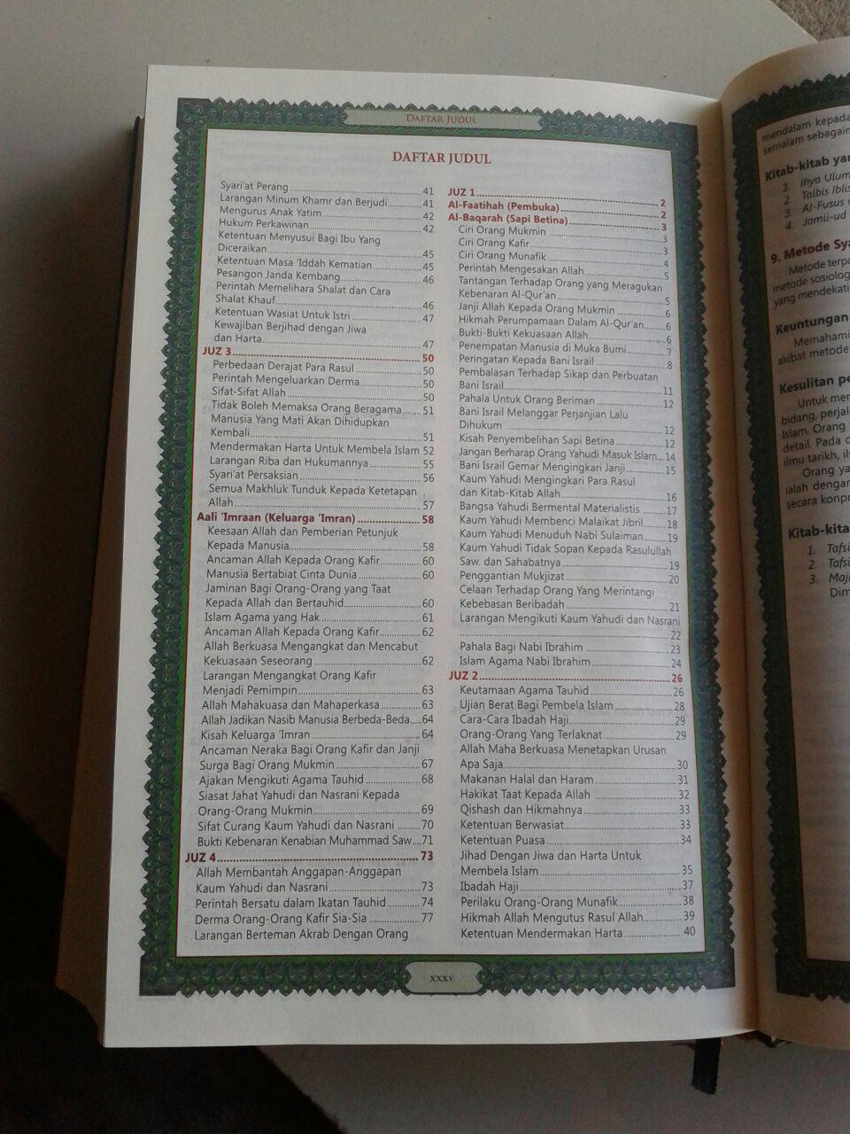 Al-Qur'an Tarjamah Tafsiriyah Memahami Makna Al-Quran isi 5