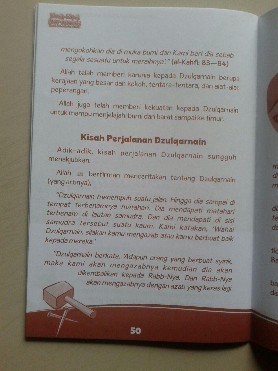 Buku Kisah Kisah Berfaedah Dari Al-Qur'an Al-Karim isi 4