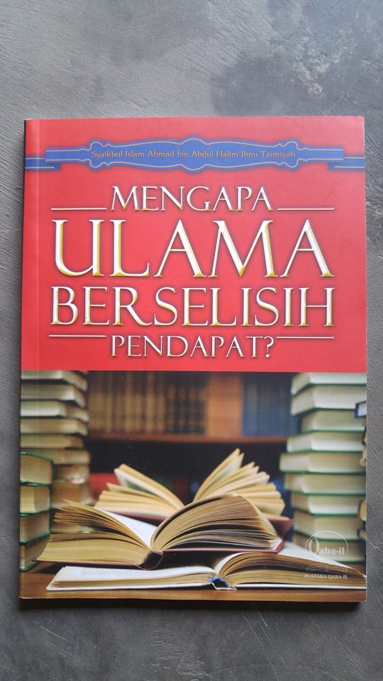 Buku Mengapa Ulama Berselisih Pendapat cover