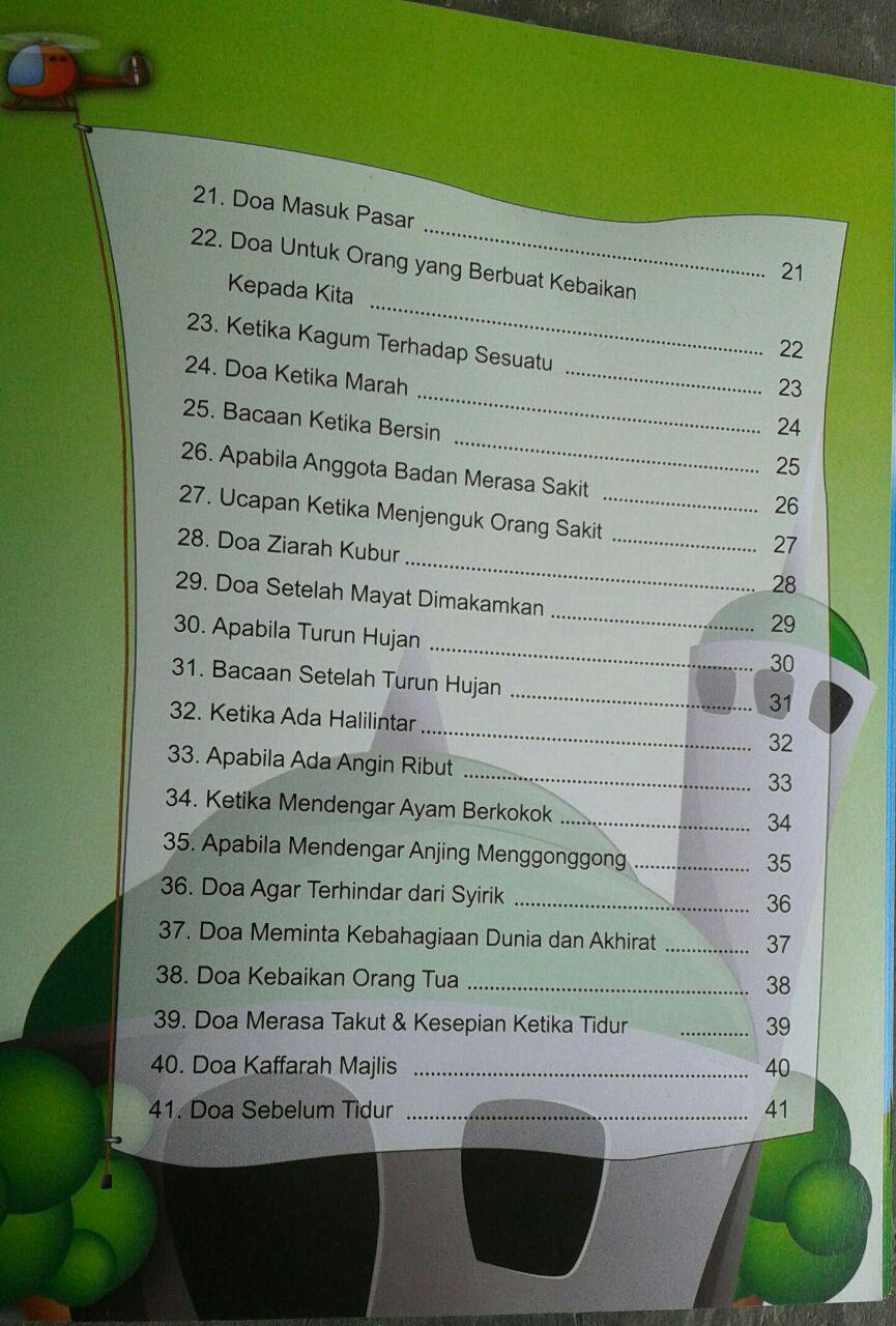 Buku Anak Muslim Kids Series Doa Doa Pilihan Anak Muslim isi 3