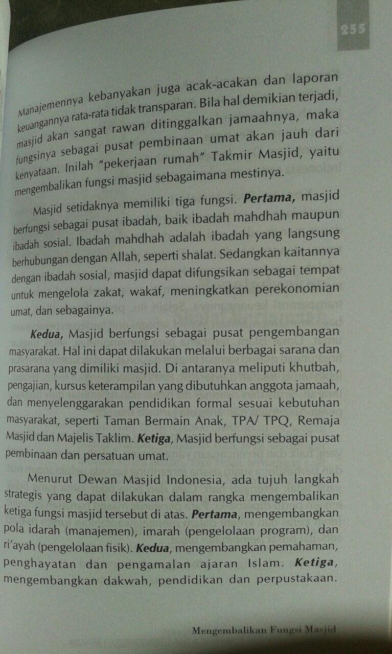 Buku Panduan Lengkap Mengelola & Memakmurkan Masjid isi 2