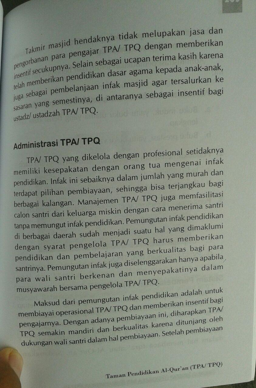 Buku Panduan Lengkap Mengelola & Memakmurkan Masjid isi 3