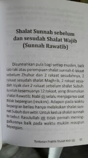 Buku Saku Tuntunan Praktis Shalat Nabi Isi